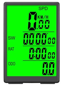 Buy Bike Computer, Bike Speedometer Wireless, Auto Wakeup, Multifunction Bike Odometer and Cycling Speedometer, 3.2-inch Waterproof Bicycle Odometer, LCD Backlight Display Bicycle Accessories in Saudi Arabia