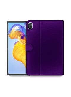 Buy High Quality Leather Smart Flip Case Cover With Magnetic Stand For Honor Pad 8 12.4 Inch 2022 Purple in Saudi Arabia