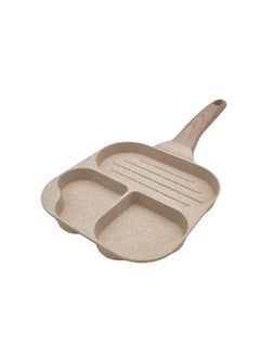 Buy Healthy Breakfast Egg Pan Non-Stick for Preparing Breakfast, Steaks, Eggs and Pancakes 9.5 Inch in Saudi Arabia