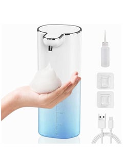 اشتري Automatic Foaming Soap Dispenser, 13.5oz/400ML Wall Mount Soap Dispenser, USB Rechargeable,4 Gear Foaming Adjustable, Touchless Hand & Dish Soap Dispenser for Bathroom, Kitchen في الامارات