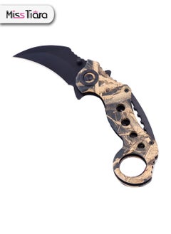 اشتري Outdoor Counter Strike Tactical Camping Game Folding Claw Knife في الامارات