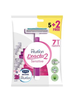 اشتري Exacta2 Sensitive Disposable Razor For Women في الامارات