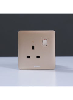 Buy Danube Home - Milano 13A Single Switched Socket With Led Indicat in UAE