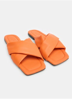 Buy Wide Cross Strap Slippers in Egypt