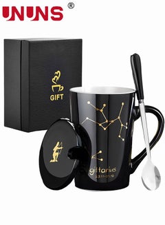 اشتري 450ML Ceramic Coffee Mug Set- Constellation Drinkware Set Coffee Cups for Birthday Gift - Elegant & Creative Zodiac Tea Cups for Coffee, Tea, Hot Chocolate, Cocoa - Sagittarius في الامارات
