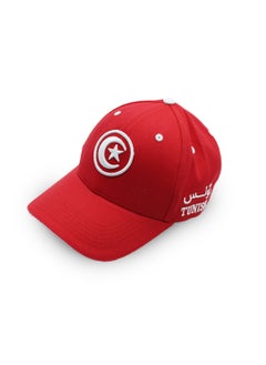 Buy Tunisia Cap 100% Cotton Baseball Cap with Premium Embroidery - Show Your Support for Your Favorite Team in UAE