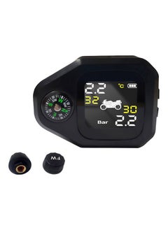 Buy 2-in-1 Motorcycle Tire Pressure Monitoring System LCD in Saudi Arabia