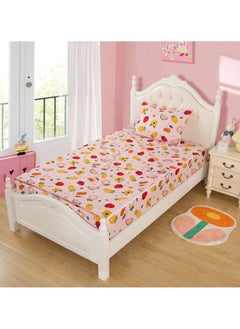 Buy Kids Cotton Comforter Set size 90x190 cm with Zipper in Saudi Arabia