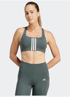 Buy Powerimpact Training Medium-Support 3-Stripes Bra in Egypt