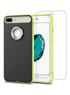 اشتري 2Pack for iPhone 7 Plus / iPhone 8 Plus Case with Ring Holder Magnetic Kickstand and Screen Protector Tempered Glass في الامارات