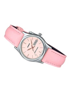 Buy Leather Analog Watch LTP-V006L-4BUDF in Egypt