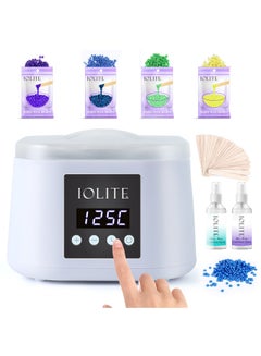 Buy Hair Removal Melting Bean Stick Stripe Multi function Professional Beauty Wax Machine Set in UAE