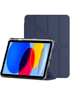 Buy iPad 10th Generation Case 2022 iPad 10.9 Inch Case iPad 10 Case Slim Stand Hard Shell Back Protective Smart Cover for 10.9” iPad 10th Gen 2022 Release in Saudi Arabia