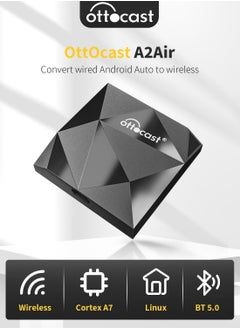 Buy OTTOCAST A2AIR Android Auto Smart A2A Car Accessories Wired to Wireless Auto Connect Multimedia for Voor Vw Toyota Honda Newest in Saudi Arabia