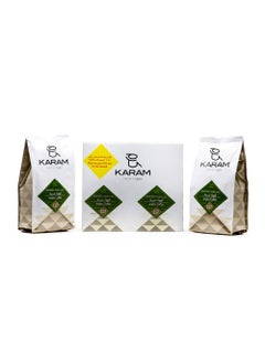 Buy PROMO BOX Karam Arabic Coffee Medium Roast Ground Beans 2x250gms in UAE