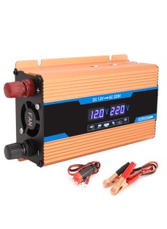 Buy 600W Car Power Inverter DC 12V to AC 220V Converter Modified Sine Wave Inverter High Frequency Watt Power Charger Inverter in Saudi Arabia