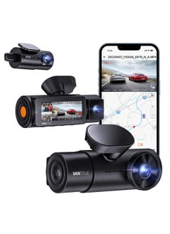 Buy 3 Channel Dash cam | Sony latest STARVIS 2 | 3.19 IPS Screen | Voice Controlled | Vantrue NEXUS N4 PRO in Saudi Arabia