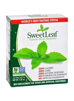 اشتري Sweet Leaf Stevia Sweetener Zero Calorie (35 Packets) في الامارات