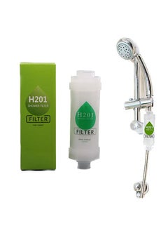 Buy Shower Soaker, Vitamin C Shower Head Filter, Hard Water Softener, Chlorine and Fluoride Shower Filter, Water Purification Filtration Shower Head with Beads, Healthy Skin, Easy Install (Rosin) in Saudi Arabia