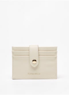 اشتري Solid Wallet with Button Closure By Shoexpress في الامارات