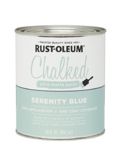 Buy RustOleum 30Oz Blue Chalked Paint in UAE