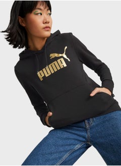 Buy Essential Metallic Logo Hoodie in UAE