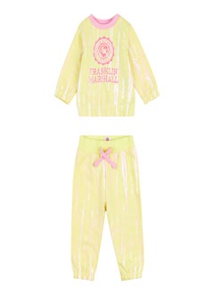 اشتري Franklin and Marshall Girls Baby and Toodler Crewneck and Joggers Set في الامارات