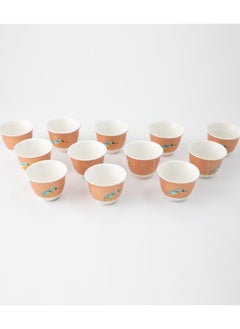 Buy porcelain Saudi coffee cups set 12 pieces in Saudi Arabia