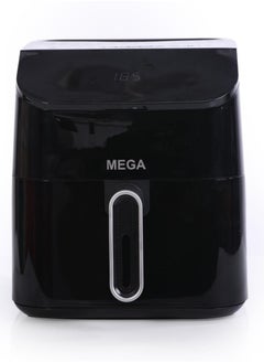 Buy Mega RT-55 Oilless Air Fryer, 5.5 Liter, 1800 Watt, Black in Egypt