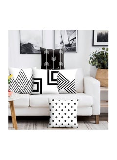 Buy Colour Graphic Cushion Cover with Pillow Insert Sets 45x45cm in Saudi Arabia