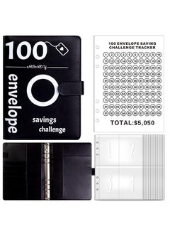 Buy 100 Envelopes Money Saving Challenge, Money Saving Budget Binder, Savings Challenges Book and Digital Stickers in UAE