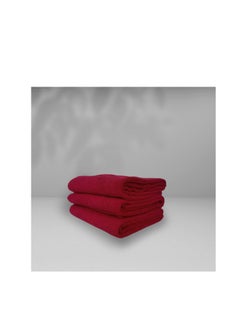 Buy Towel 100% Cotton From Hammam Home 50*100 Color maroon in Egypt