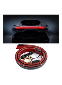 Buy Universal Carbon Fiber Finish Tailgate Punch Free Installation Led Spoiler Strip Lights Bar With Brake Light in Egypt