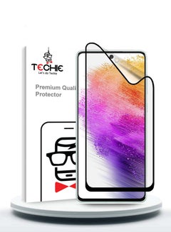 Buy Techie 9D Matte Ceramic  Screen Protector for Samsung Galaxy A73 – 0.26mm Thickness Bubble Free Installation in Saudi Arabia