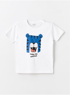 Buy Crew Neck Short Sleeve Baby Boy T-Shirt in Egypt