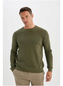 Buy Man Tricot Standart Fit Crew Neck Long Sleeve Pullover in Egypt