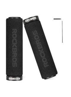 Buy Rock Bros Bike Grips Foam Single Lock On Bicycle Handle Bar Soft Comfortable Non Slip Bike Handle Grips For Bmx Mountain Mtb Beach Cruiser Scooter in Saudi Arabia