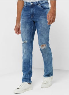 Buy Slim Fit Knee Rip Jean in UAE