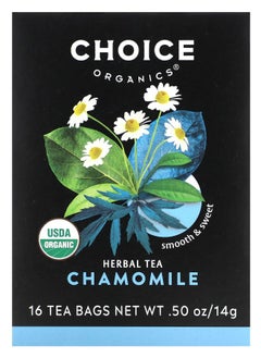 اشتري Herbal Tea Chamomile Caffeine Free 16 Tea Bags .50 oz (14 g) في الامارات