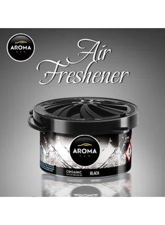 Buy Long Lasting Organic Air Freshener 40g Car Air Freshener Aroma Black in Saudi Arabia