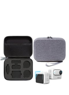 Buy Carrying Case Compatible with Insta360 GO 3 Action Camera With 2 Set Screen Protector Outdoor Hard Travel Storage Accseeories Bag in Saudi Arabia