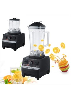 Buy Double Jar Heavy Duty Commercial Grade Electric Mixer Blender with 15 Timer Speed 4500W 2.5 Liter in UAE