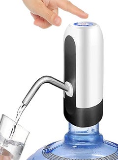 اشتري Water Bottle Pump, USB Charging Automatic Drinking Water Pump Portable Electric Water Dispenser Water Bottle Switch for Universal 5 Gallon Bottle في الامارات