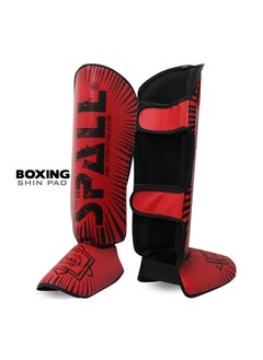 Buy Shin Guards Legs Instep Boxing MMA Protector Foot Pads Muay Thai Kickboxing in UAE