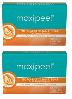 Buy MAXI PEEL Micro Exfoliant Soap  2 PCS in UAE