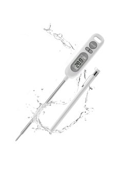 اشتري Meat Thermometer, Waterproof Food Thermometer, Instant Read Digital Cooking Thermometer for Kitchen Cooking BBQ Sugar Jam Water Meat Milk في الامارات