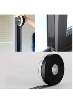 اشتري Silicone Seal Strip, Door Weather Stripping Strip Window Sealing Tape for Draft Stopper Adhesive Doors Windows Shower Glass Gaps Interior Exterior Size  6M*0.45MM في الامارات