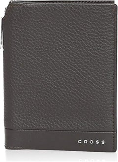 Buy Cross Brown Passport Wallet Leather Wallets for Men Latest Gents Purse with Card Holder Compartment (AC028389N-3) in UAE