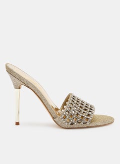 Buy Mably Studded Heeled Sandals in UAE