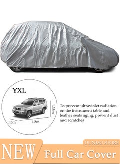 Buy Full Car Covers SUV Sunscreen UV Protection Indoor Outdoor Sunscreen Heat Protection DustWind/Water/Weatherproof Anti-Uv Scratch-Resistant Sedan Universal Suit YXL in UAE